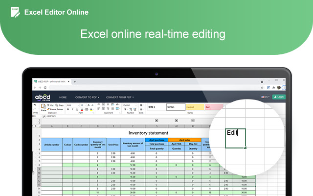 Excel Editor Online 插件使用教程