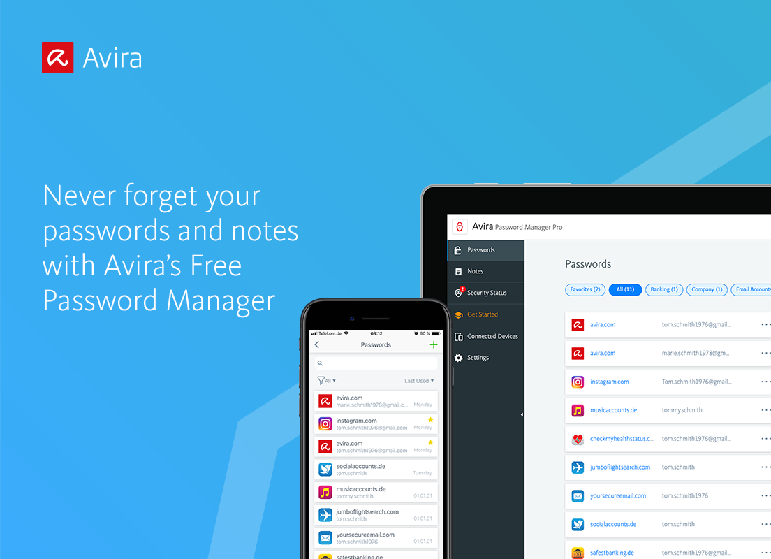 Avira Password Manager插件，在线密码管家