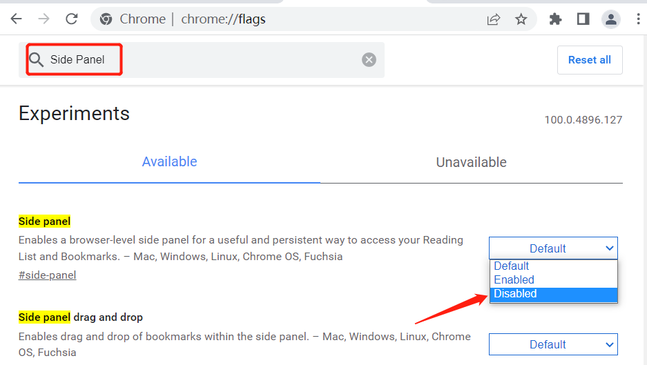 Chrome 最新版侧边栏按钮隐藏教程