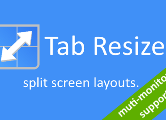 Tab Resize插件，自定义Chrome浏览器选项卡布局