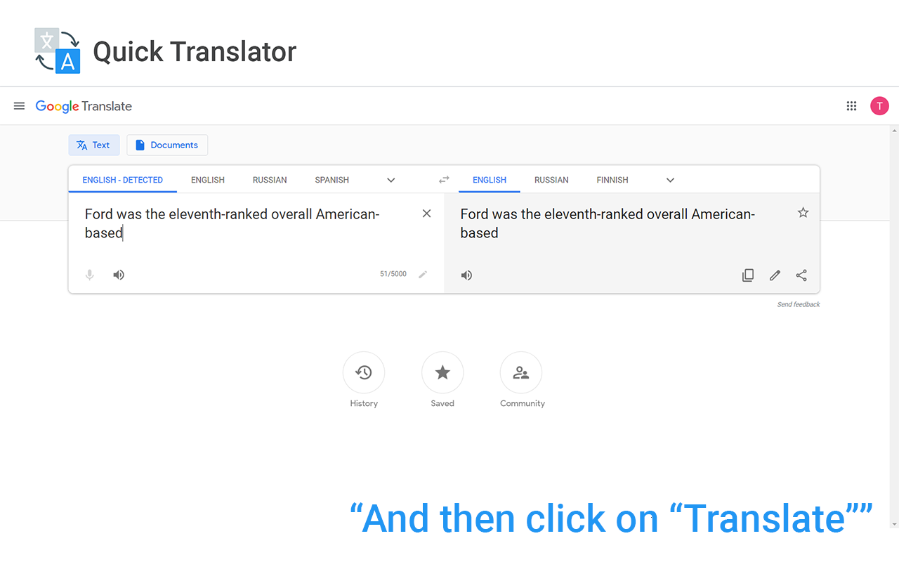  Quick Translator 插件使用教程