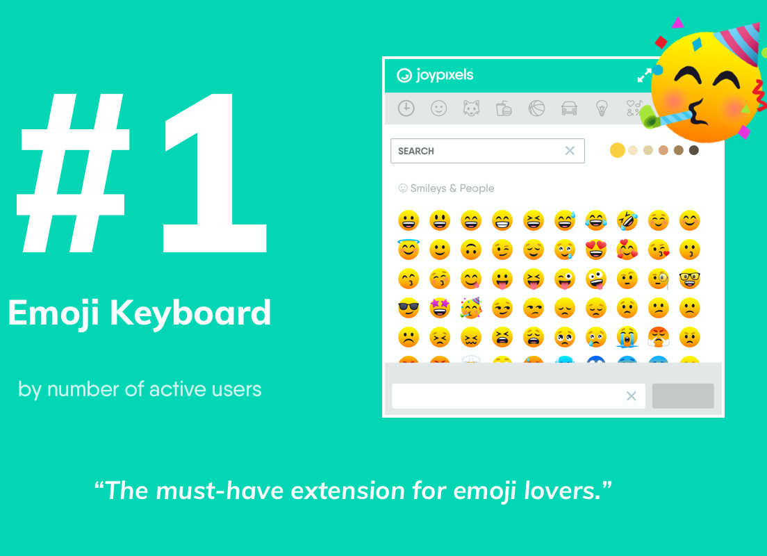 Emoji Keyboard插件，Emoji表情包在线快捷访问工具