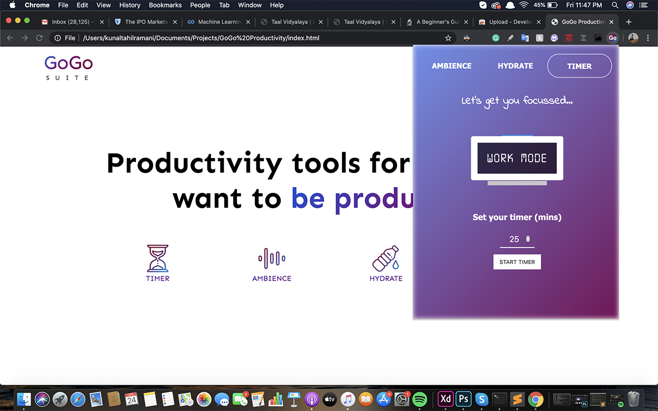 GoGo Productivity 插件使用教程