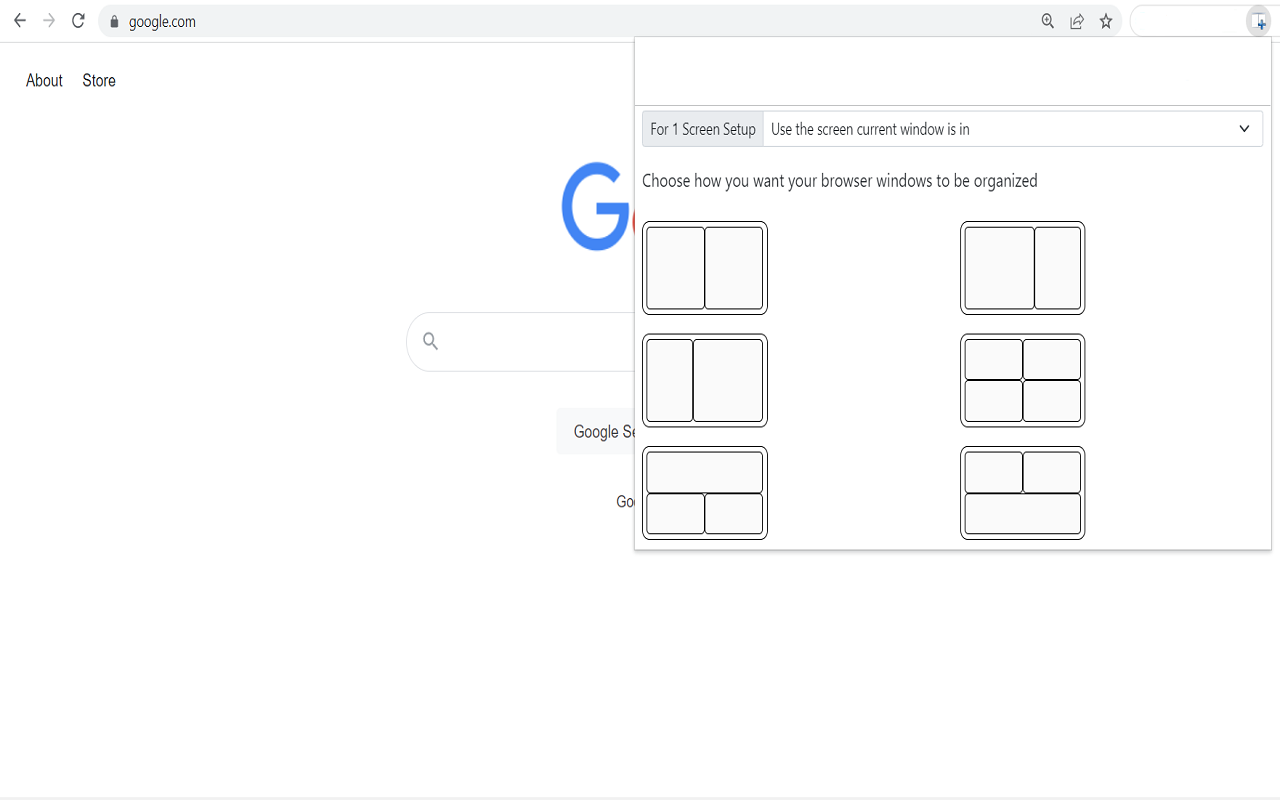 Split Screen for Google Chrome 插件使用教程