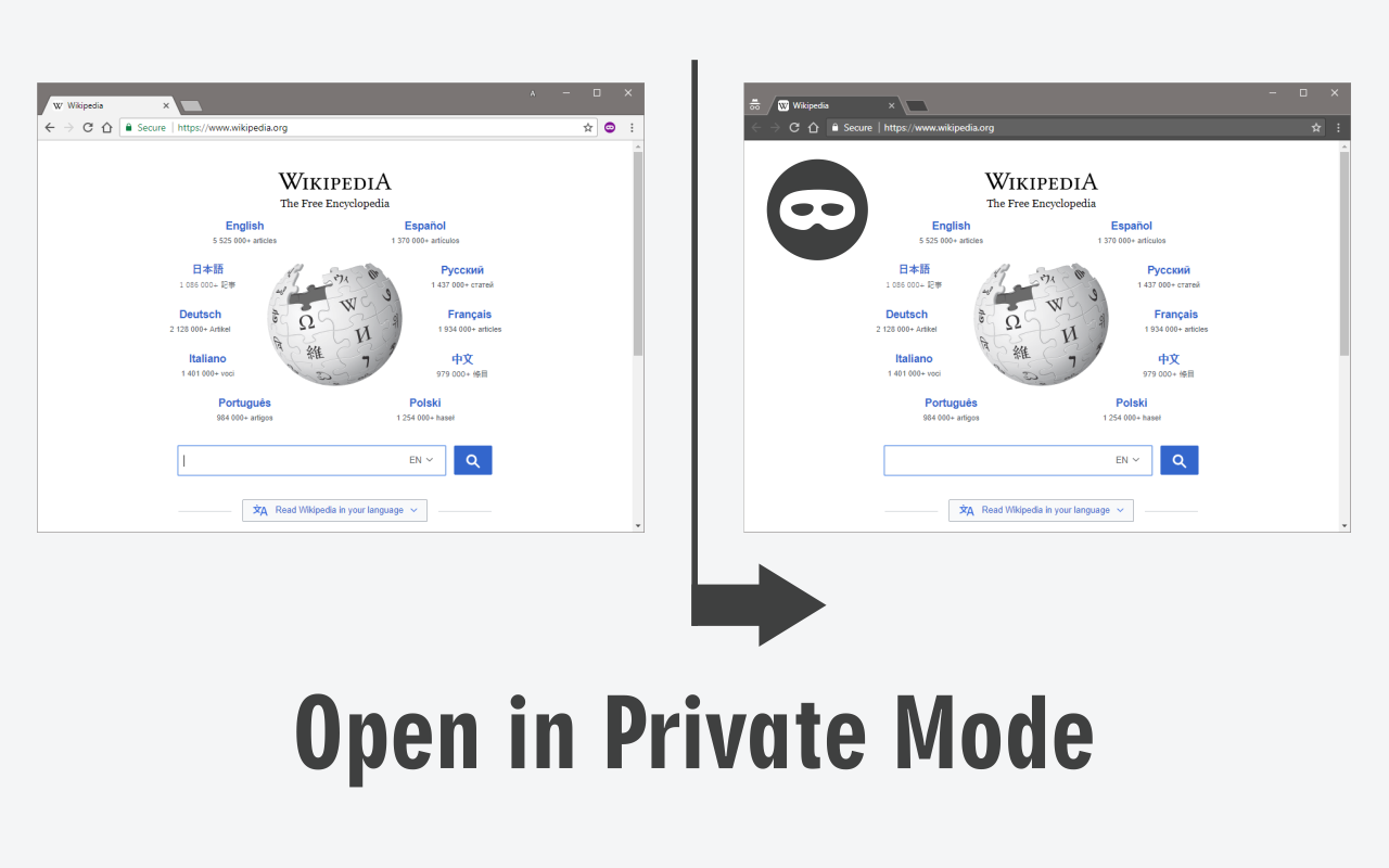 Open in Private Mode 插件使用教程