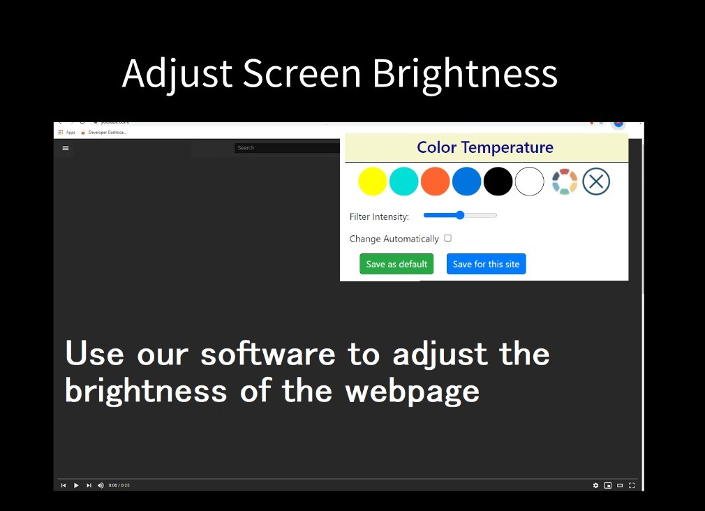 Adjust Screen Brightness插件，屏幕亮度调节工具