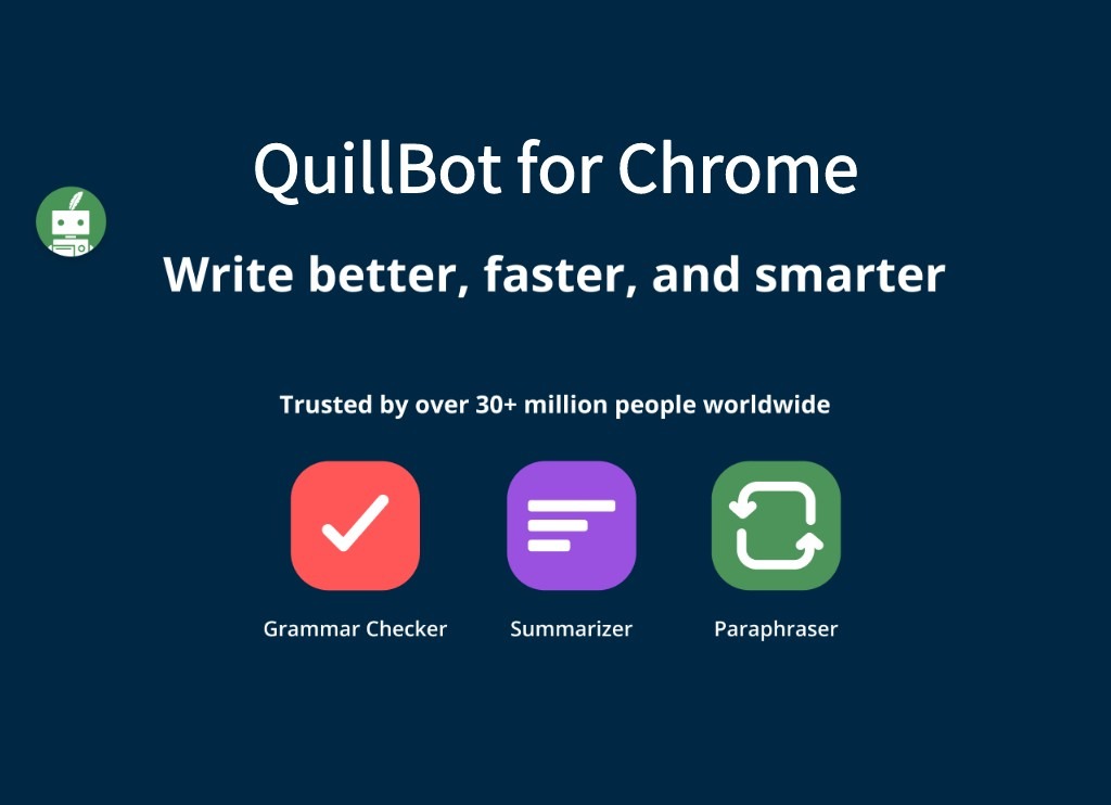 QuillBot for Chrome插件，免费英语写作神器