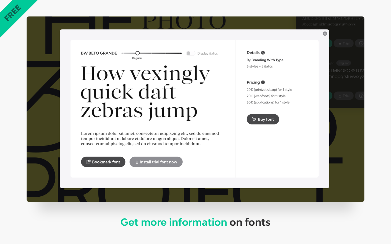 Fonts Ninja 插件使用教程