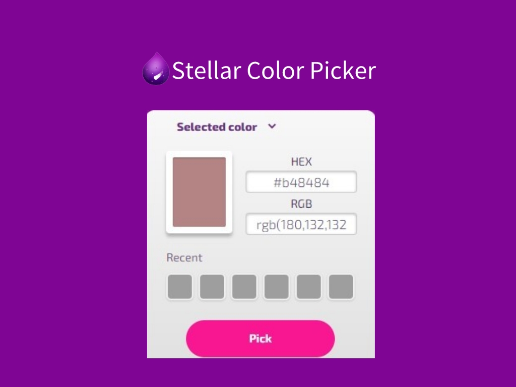 Stellar Color Picker 插件使用教程