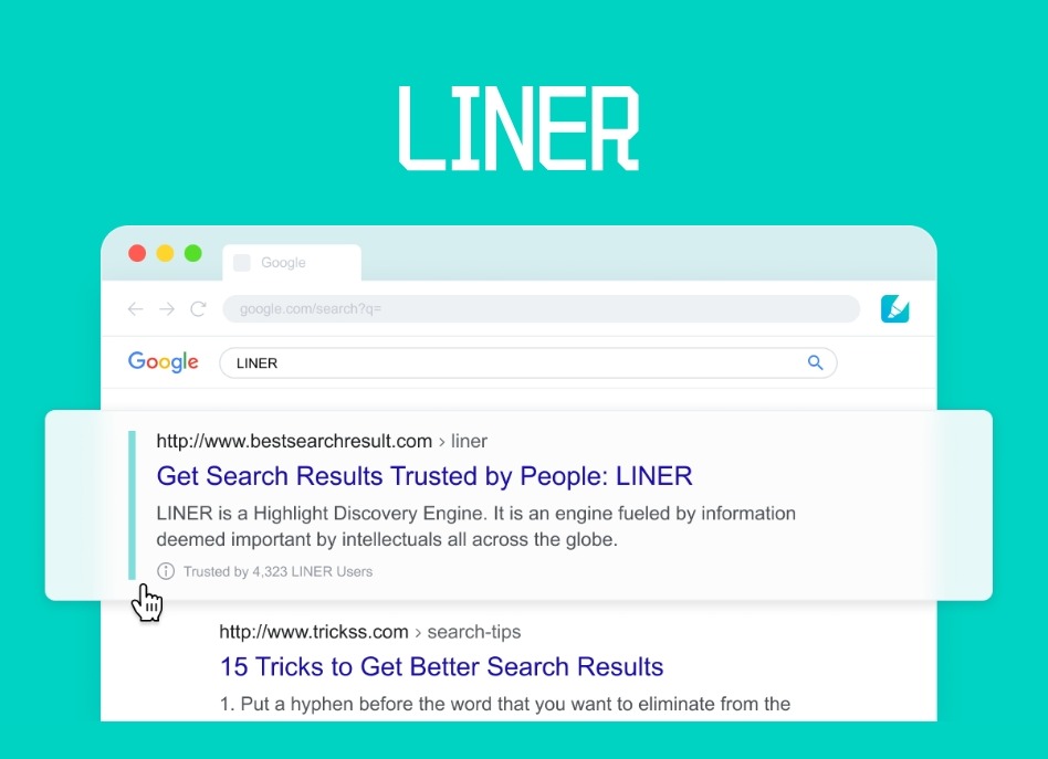 LINER插件，网页内容收集与标记工具
