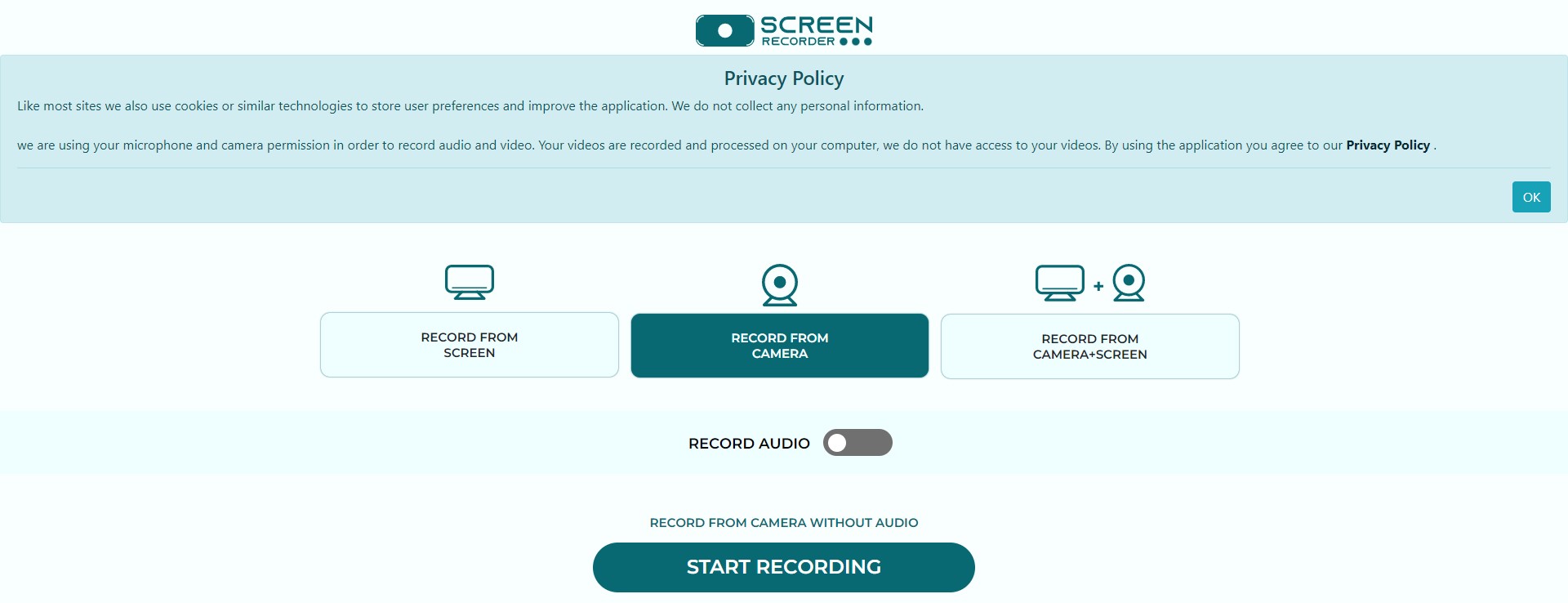 Screen & Webcam recorder 插件使用教程