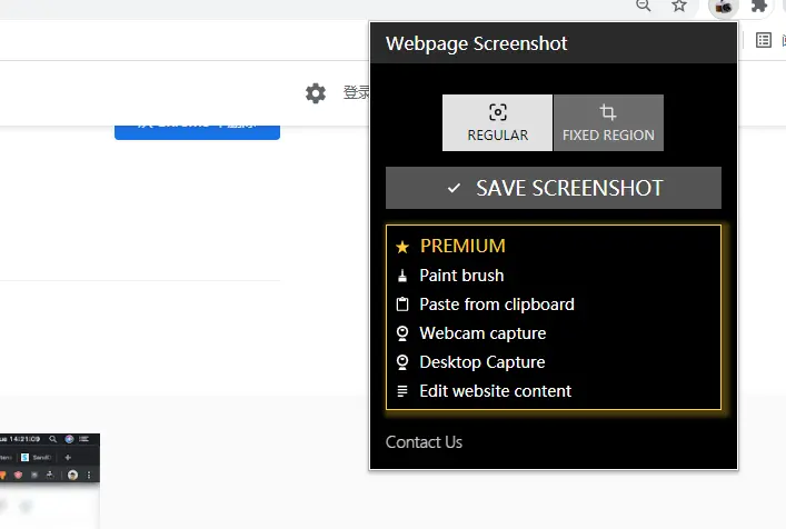 Screenshot Extension 插件使用教程