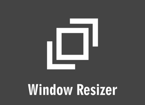 Window Resizer插件，Chrome浏览器窗口调整器