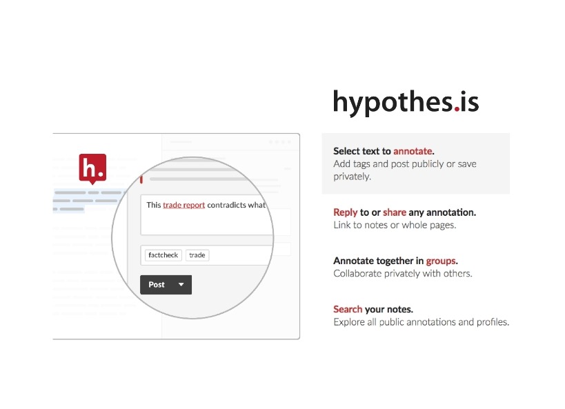 Hypothesis插件，PDF与网页注释标记工具