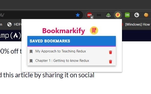 Bookmarkify 插件使用教程