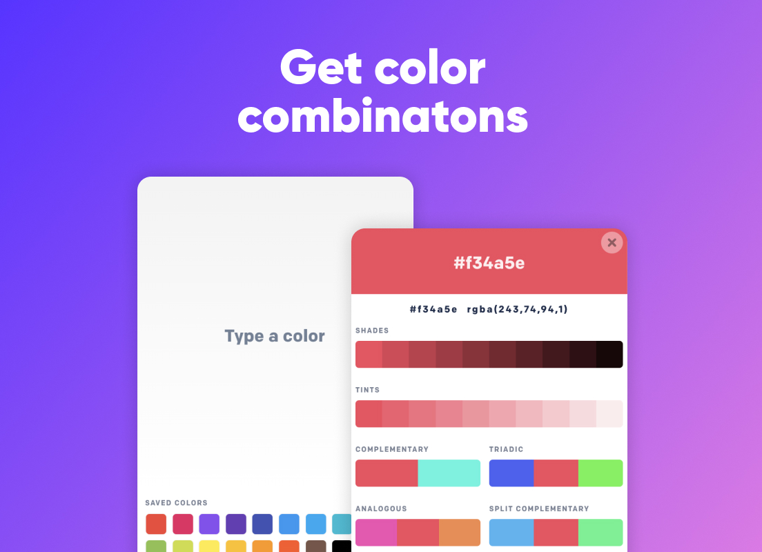 Color by Fardos插件，网页取色配色工具
