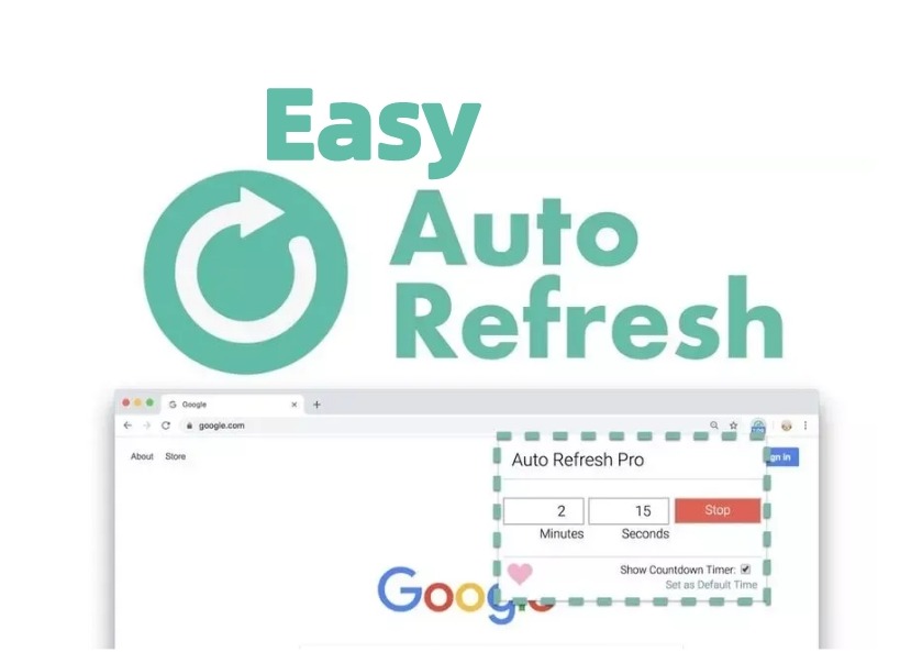 Easy Auto Refresh插件，Chrome浏览器页面自动刷新工具