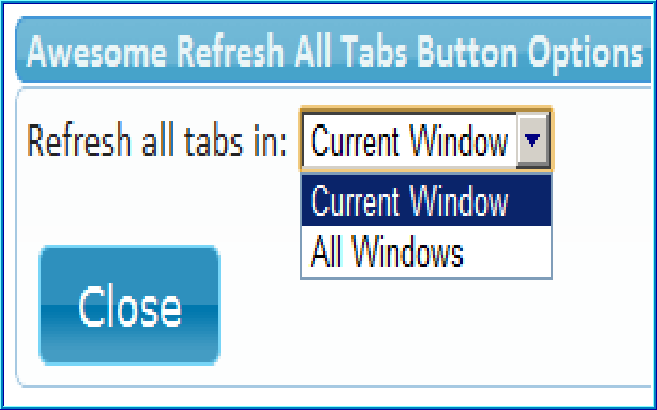 Awesome Reload All Tabs Button 插件使用教程