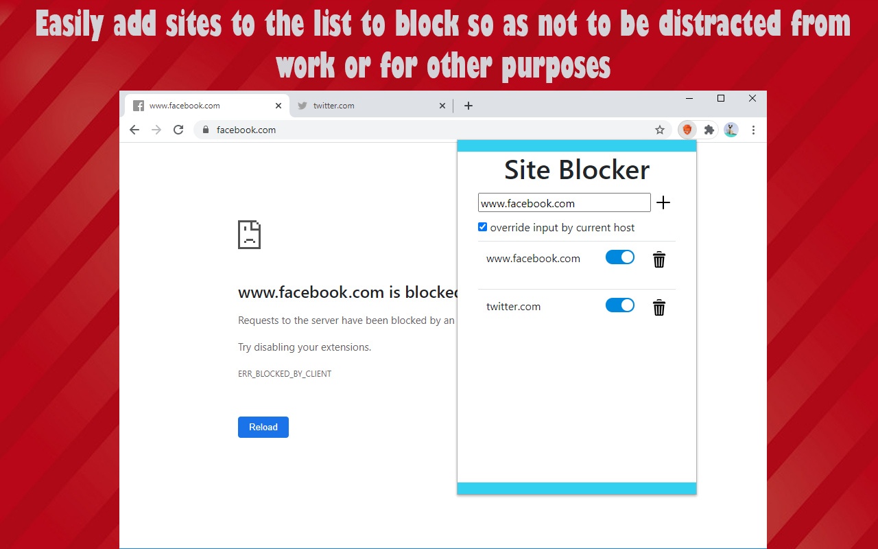 Site Blocker 插件使用教程