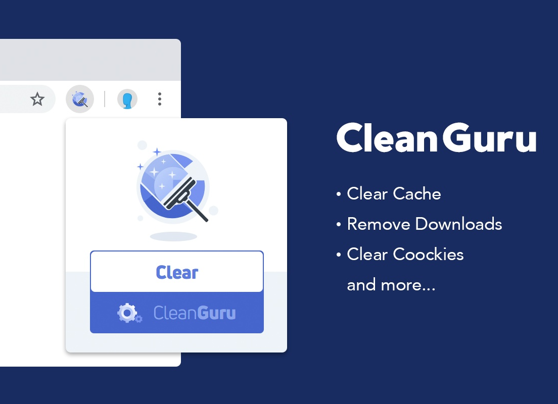 Clean Guru插件，快速清除浏览器缓存与浏览数据