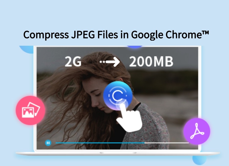 Compress JPEG Files in Google Chrome™插件，免费在线压缩 JPEG 文件体积