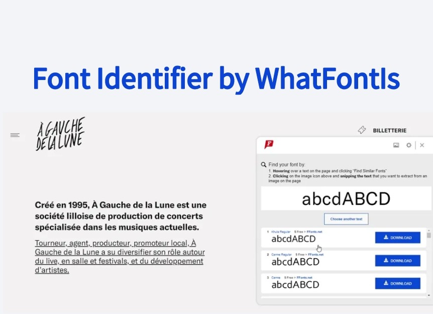 Font Identifier by WhatFontIs插件，网页字体免费识别工具