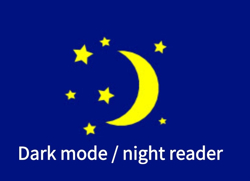 Dark mode / night reader插件，网页夜间阅读模式