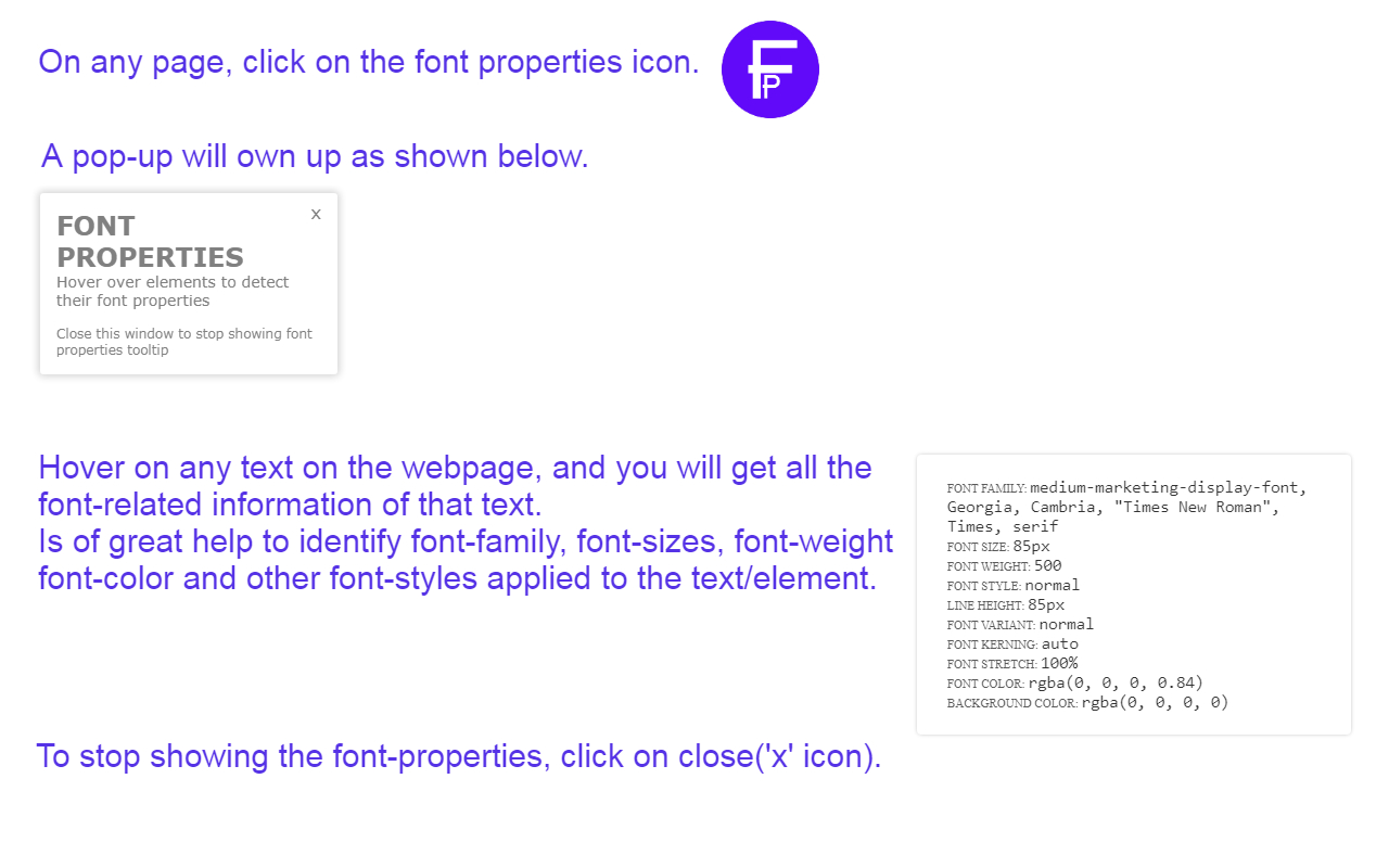 Font Properties 插件使用教程