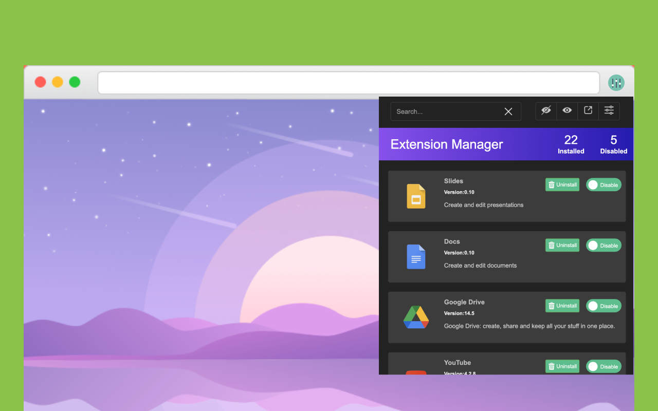 Extension Manager 插件使用教程