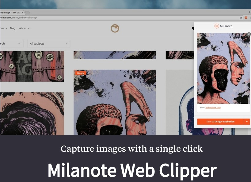 Milanote Web Clipper插件，网页内容一键收集剪藏