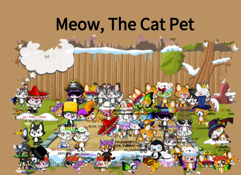 Meow, The Cat Pet插件，在线网页趣味虚拟猫宠物
