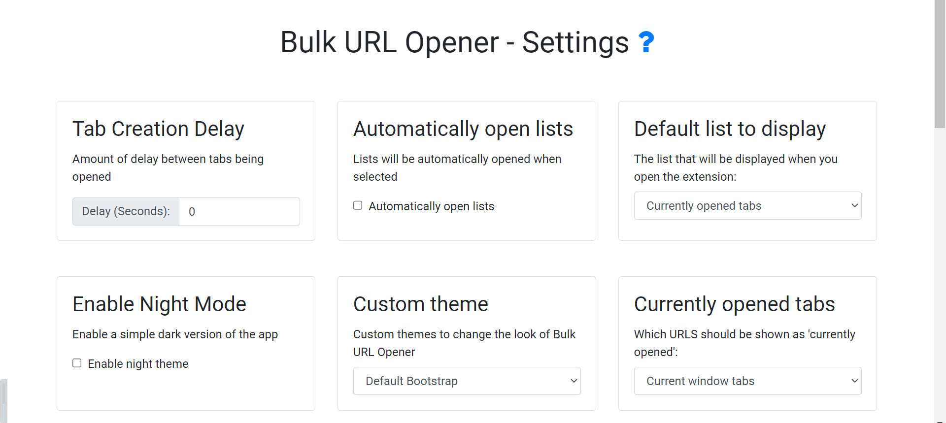 Bulk URL Opener 插件使用教程
