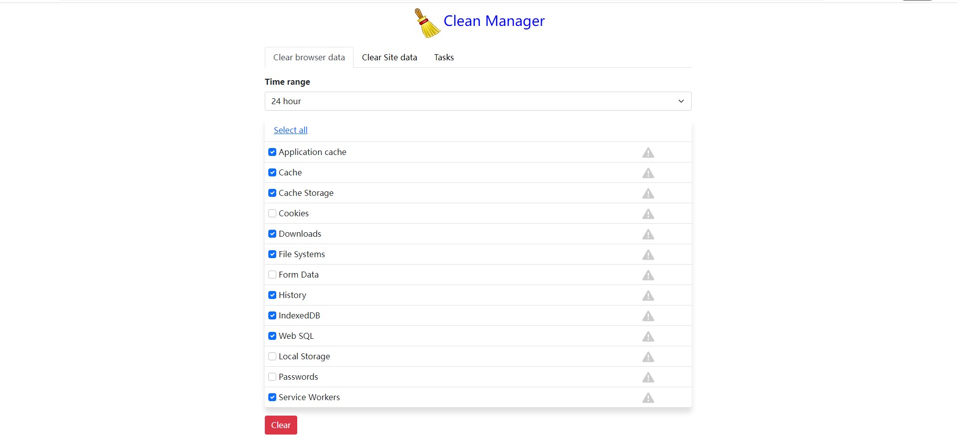 Clean Manager 插件使用教程