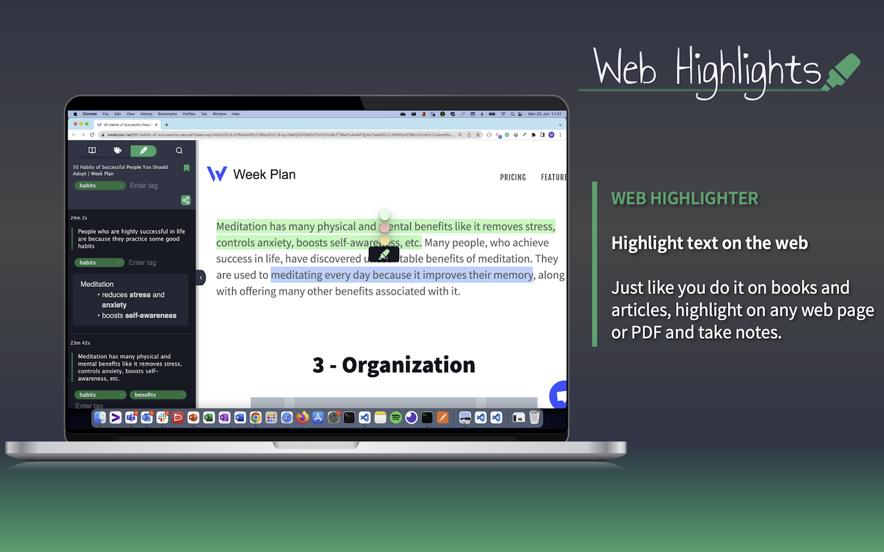 Web Highlights 插件使用教程