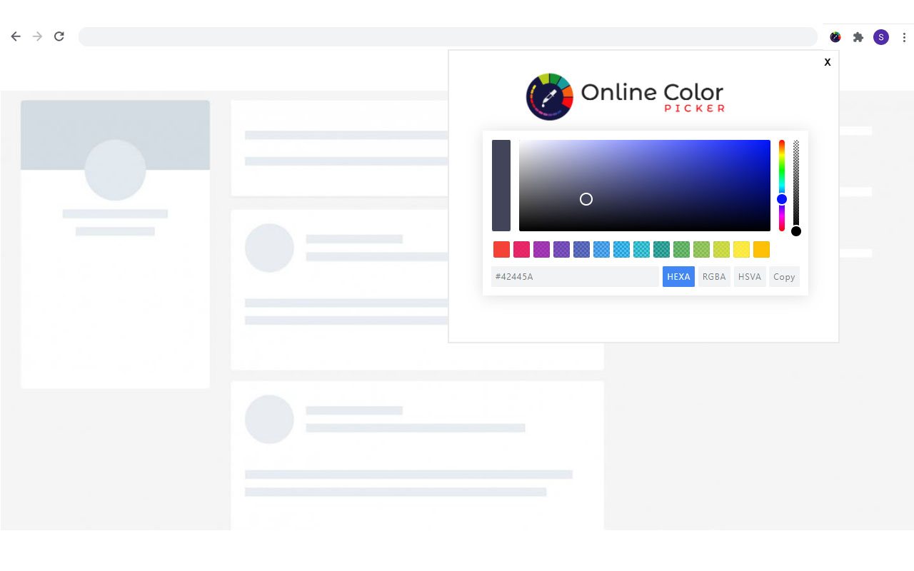 Online Color Picker 插件使用教程