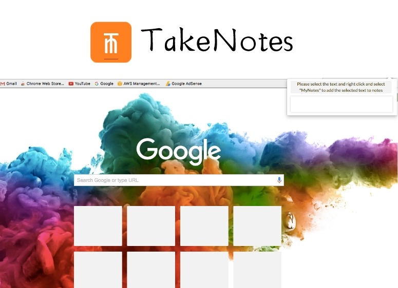 TakeNotes插件，在线直接一键保存网页文本