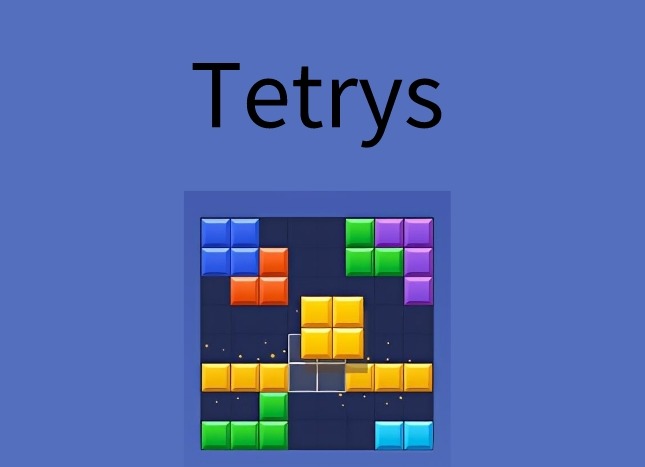Tetrys插件，Chrome在线俄罗斯方块休闲游戏