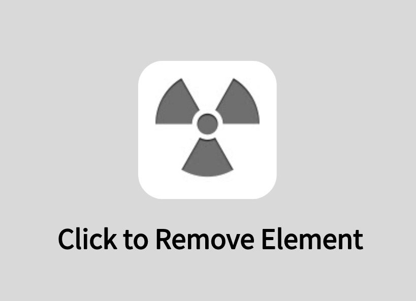 Click to Remove Element插件，网页元素一键快速删除