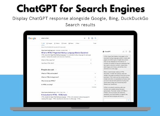 ChatGPT for Search Engines插件，在多个浏览器上使用ChatGPT