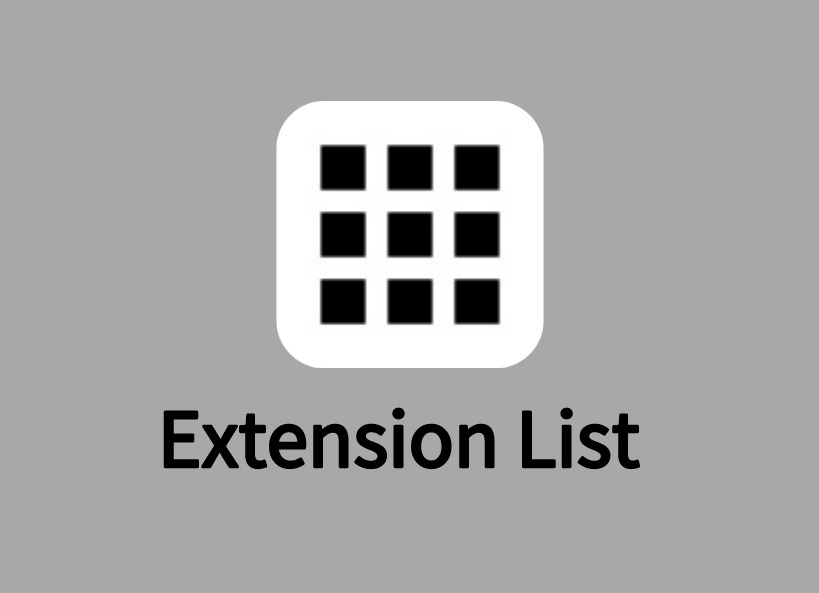 Extension List插件，一键快速启用禁用Chrome扩展