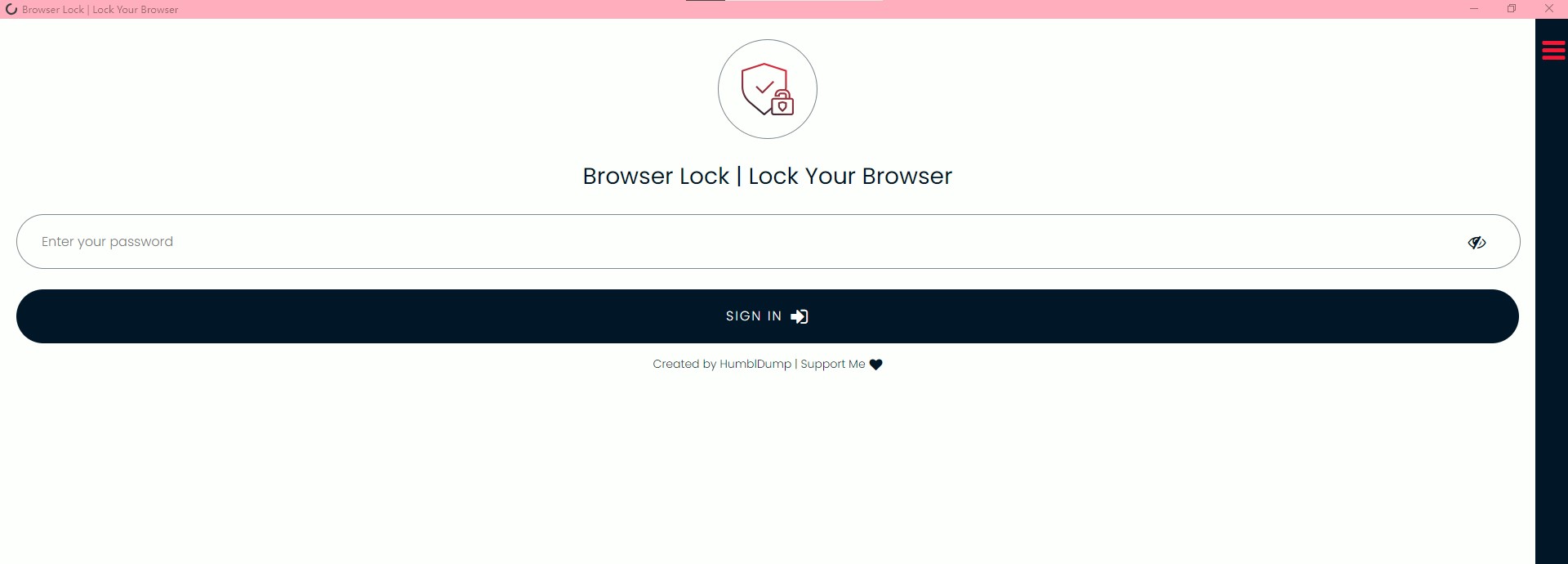Browser Lock 插件使用教程