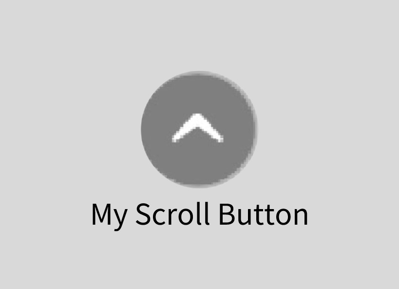 My Scroll Button插件，Chrome网页简单的顶部或底部按钮