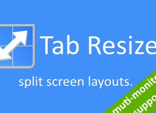 Tab Resize插件，Chrome选项卡轻松自定义布局